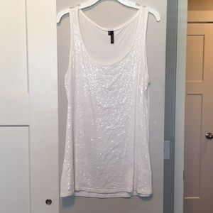 White Sequined Tank from Maurice’s